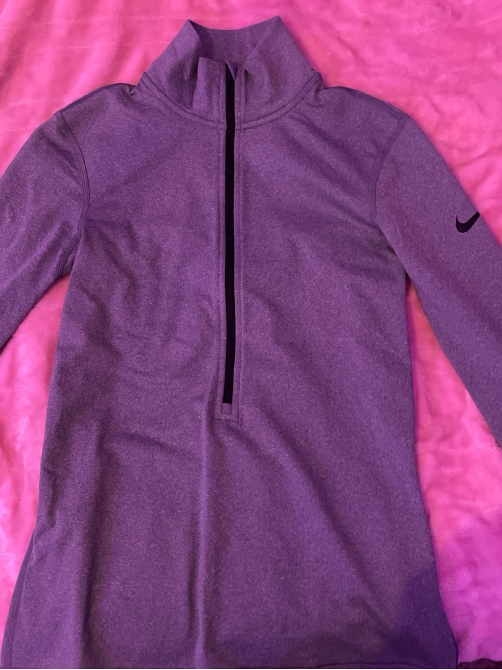 Nike Woman’s Grey Half-Zip Active Top